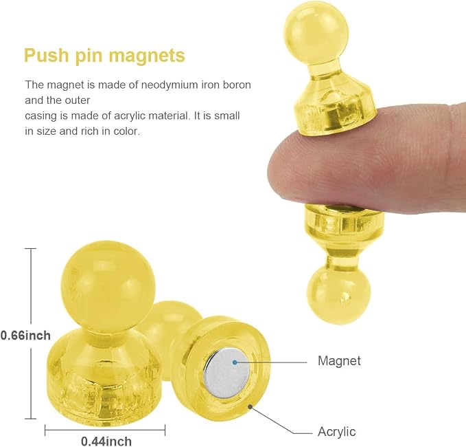 Ant Mag Magnetic Push Pins Strong Push Pin Magnets - Image 2