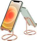 ROPOSY Cell Phone Stand for Desk, Cute Metal Rose Gold Cell Phone Stand Holder by ROPOSY