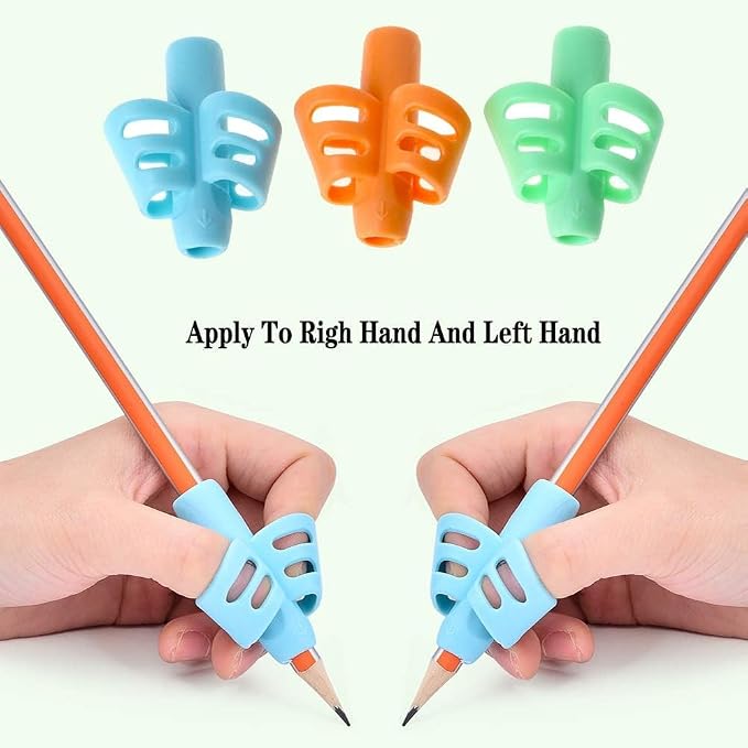 JuneLsy Pencil Grips for Kids Handwriting gripper Pencil Holder Posture - Image 7