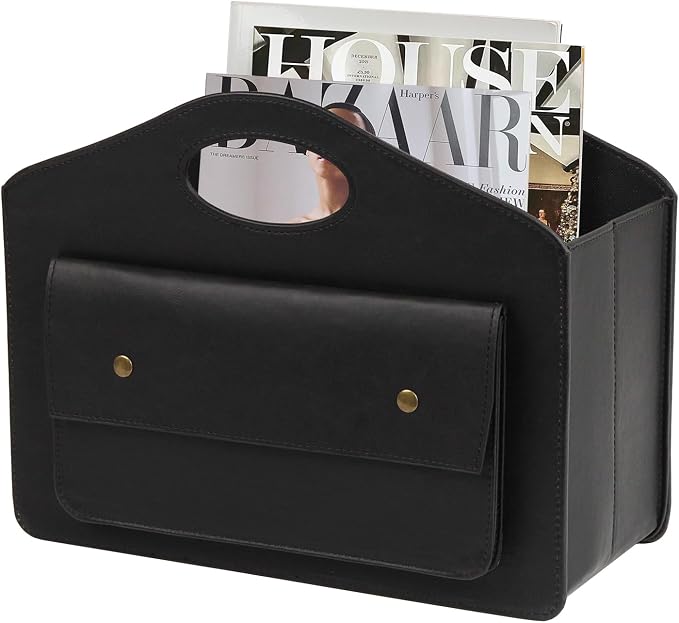 HofferRuffer Magazine Basket Holder, Foldable Magazine Rack, Document File by HofferRuffer