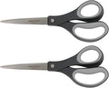 Fiskars 8” Everyday Titanium Comfort Grip Scissors, Home & Office Scissors by Fiskars