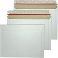 30 Pack White Rigid Mailers 12.5x9.45 Inches by Burasari