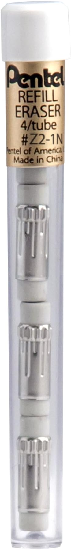 Pentel Refill Eraser for Mechanical Pencils, 12 Tubes, 4 Erasers Per Tube - Image 2