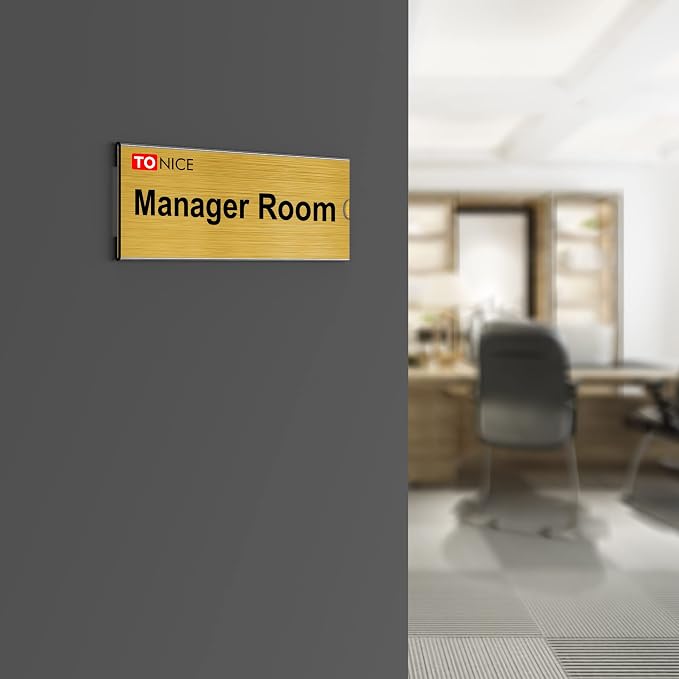 TONICE 12 Pack 2x8 Inch Clear Acrylic Name Plate - Image 3