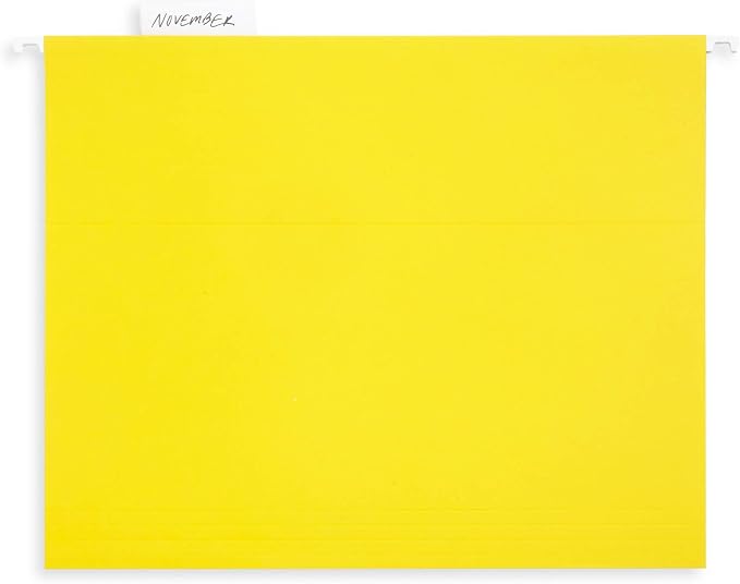 Hanging File Folders, Letter Size, Reinforced, 25 Pack | 25 Reinforced Hanging - Image 7