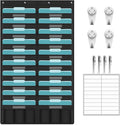 KIKIGOAL 20 Pockets Hanging Wall File Organizer, Heavy Duty Storage Pocket Chart by KIKIGOAL+FITNESS