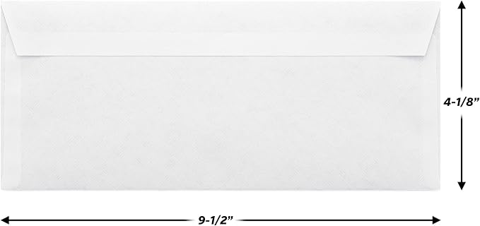 Mead #10 Security Business Envelopes Letter Size 4-1/8" x 9-1/2" – Peel and Seal - Image 7