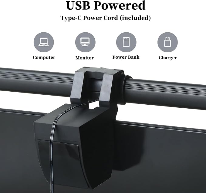 CATPOWER Computer Monitor Light Bar, LED Screen Light Bar - Image 5