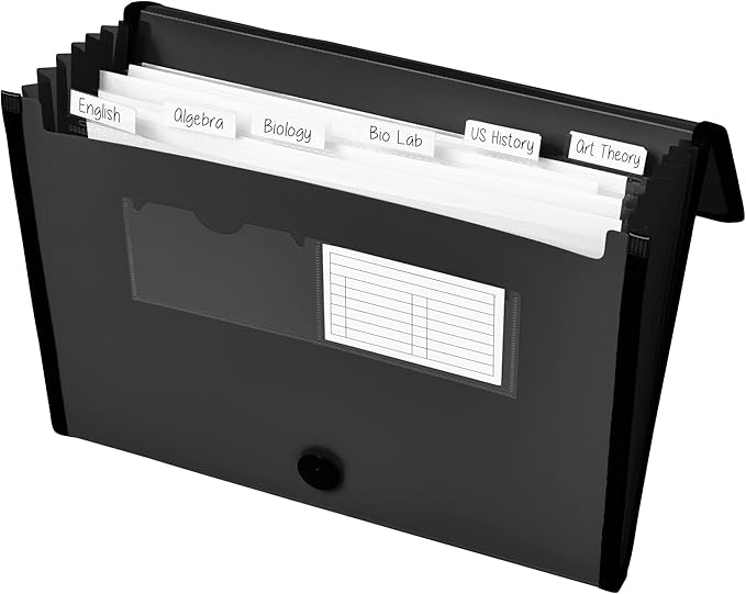 Avery Expanding File Folder Organizer, 7-Pocket Accordion File Organizer - Image 2