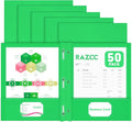 Two Pocket Folders, RAZCC 50 Pack Two Pocket Folders by RAZCC