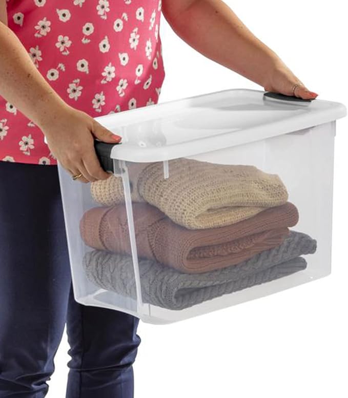 Sterilite 6-Pack 30 Quart Ultra Latch Box, and Closet - Image 8