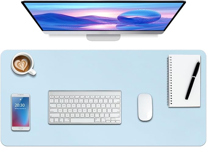‎Boutilon Leather Desk Pad Protector, Non-Slip Mouse Pad, Laptop Desk Pad by Boutilon