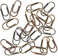 Generic 150 Pcs/Pack Mini Bronze Color Paper Clips Metal Paper Clips Notes by Unknown