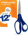 Fiskars 7" Student Scissors for Kids Ages 12-14, Scissors for School or Crafting by Unknown