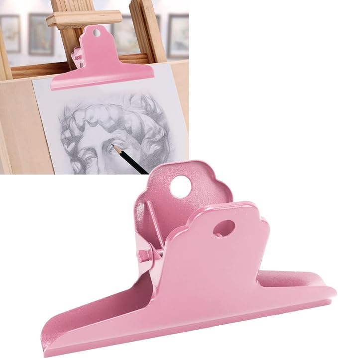2PCS Large Bull Paper Clips, Bulldog Clips Long Thickened Metal Binder Paper - Image 8