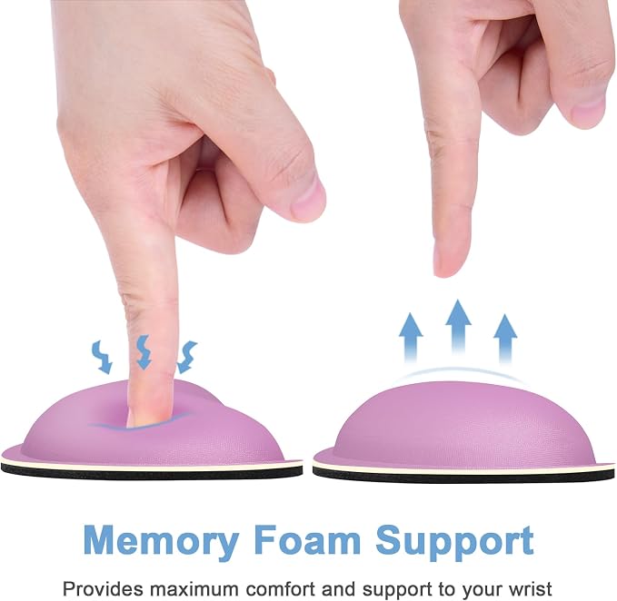 Dapesuom Mouse Wrist Rest, Ergonomic Memory Foam Mouse Wrist - Image 4