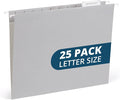 25 Blue Summit Supplies Grey Hanging File Folders Letter Size by BlueSummitSupplies