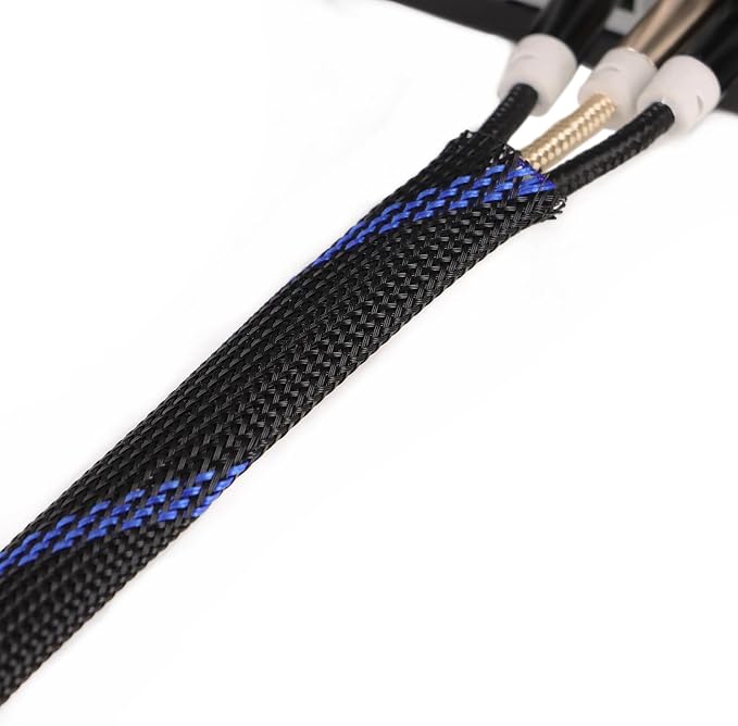 25ft PET Expandable Braided Cable Sleeve 1/2inch Pet Braided Cable Sleeve - Image 8