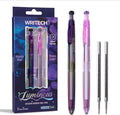 WRITECH Gel Pens Medium Point: Luminous pen set 0.7mm, Includes 2 Pens and 2 by WRITECH