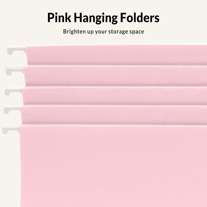 SUNEE 6 Pack Hanging File Folders, Hanging File Folders Letter Size - Image 4