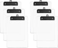6 Pack Colorful Small Clipboard, A5 Mini Clip Board | Black Clip, 9 x 6" by ORGANIZEEASYWORKSTEADY