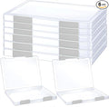 LonlyEagle 6 Pcs Clear A4 File Portable Project Case, Plastic Storage Box by LonlyEagle