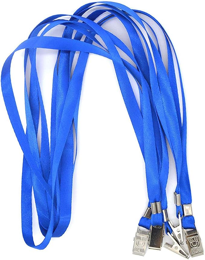 Bird Fiy Black Lanyards 100 Pack 34" Premium Lanyard Bulldog Clips Bulk Nylon - Image 4