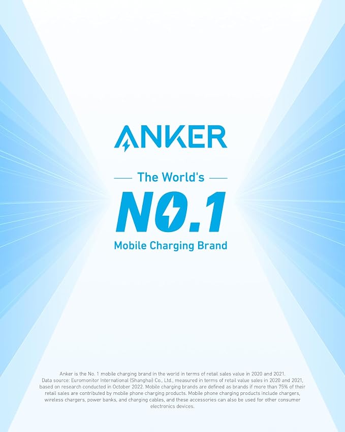 Anker Power Strip with 2100J Surge Protector, Outlet Extender, 5ft Extension - Image 3