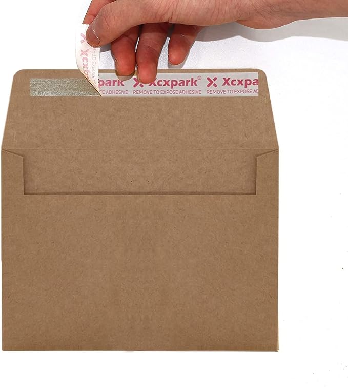 Xxcxpark 250 Qty Printable A9 Invitation Envelopes 5.75 x 8.75 Cards, Self Seal - Image 4