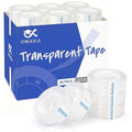 OWLKELA 48 Rolls Transparent Tape Refills, All-Purpose Transparent Glossy Tape by OWLKELA