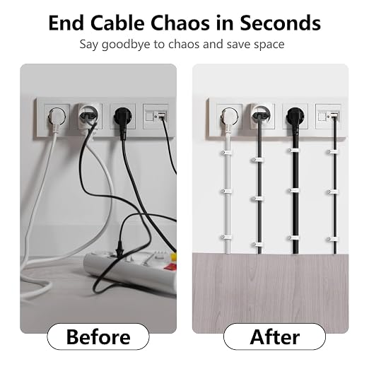 Jadaol Cable Clips 100Pcs 8mm Nail in Clips - Image 3