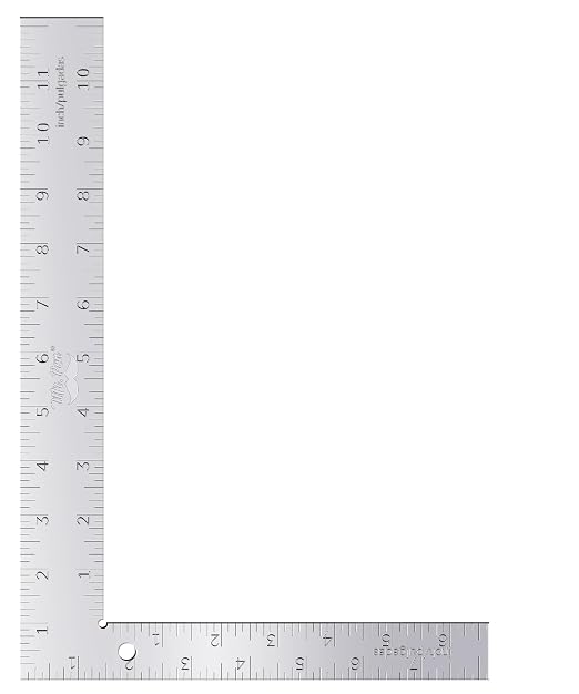 Mr. Pen- Metal Carpenter Square, 8 x 12 Inch | Imperial & Metric L Square by MrPen