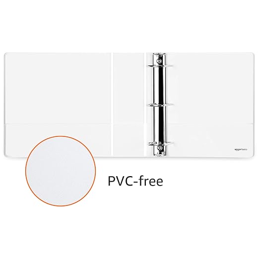 Amazon Basics 3 Ring Binders, 3 Inch D-Ring Organizer - Image 3