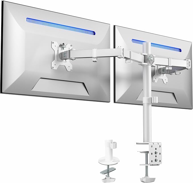 VIVO Dual Monitor Desk Mount, Heavy Duty Fully Adjustable Stand, Fits 2 LCD LED by Unknown