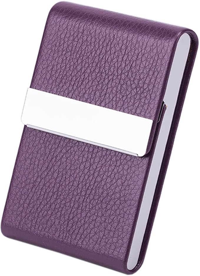 Business Card Holder with Ultra Slim Design, Business Card Case with Premium PU by Unknown