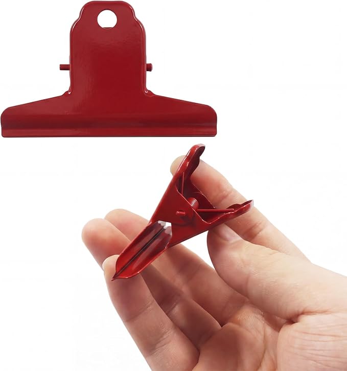 3 Inch Large Metal Bulldog Clips, Paper Clamps Holder by Auvotuis