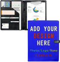 Personalized Leather Portfolio for Men Women, Custom Logo/Text/Photo Binder by LMPTOEI
