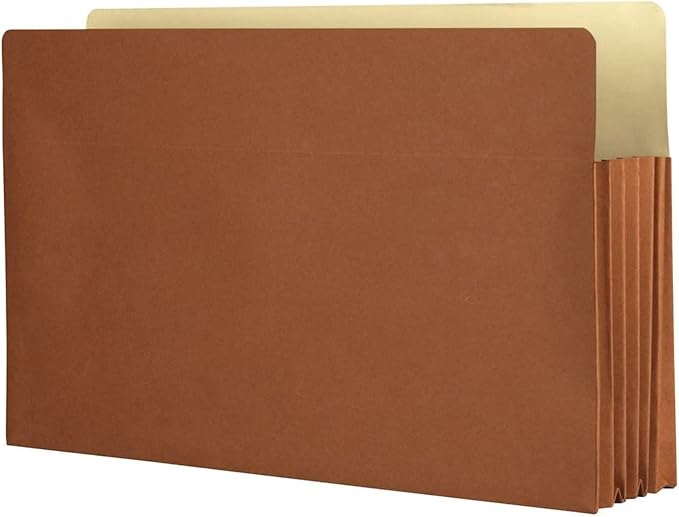 The File King Expanding Accordion File Folder | Letter Size | Box of 50 by TheFileKing