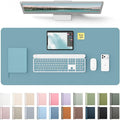 YSAGi Leather Desk Pad Protector, Office Desk Mat, Large Mouse Pad, Non-Slip PU by YSAGi