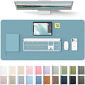 YSAGi Leather Desk Pad Protector, Office Desk Mat, Large Mouse Pad, Non-Slip PU by YSAGi