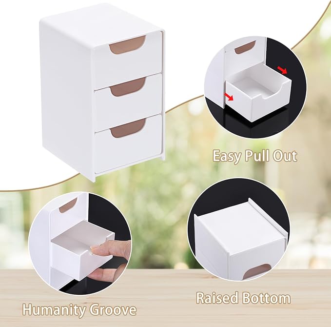 BTSKY 2 Pack Small Acrylic Storage Organizer - Image 4