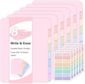 SKYDUE Durable Plastic 8-Tab Dividers, Big Tab Dividers by SKYDUE