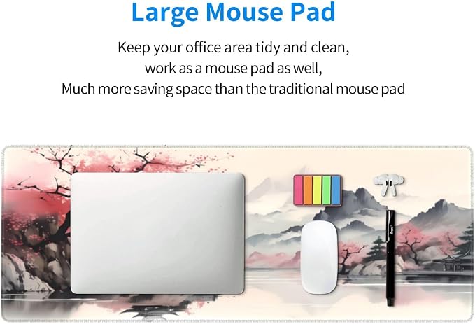 Gaming Mouse Pad Desk Pad, Extended Big Mouse Pad, 31.5x11.8 Inch Long Computer - Image 6
