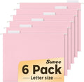 SUNEE 6 Pack Hanging File Folders, Hanging File Folders Letter Size by SUNEE
