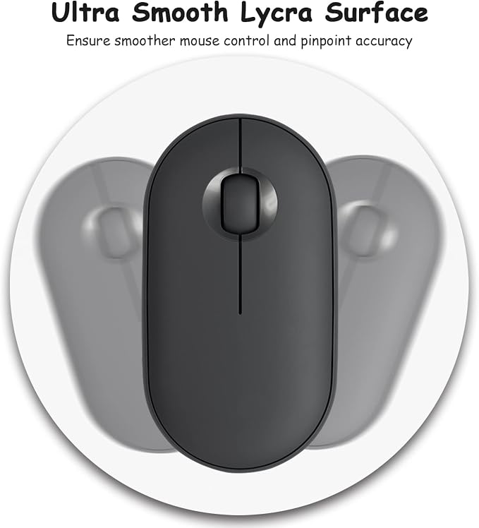 Dapesuom Small Mouse Pad, 6 x 6 Inch Thick Rubber Premium-Textured Non-Slip - Image 3