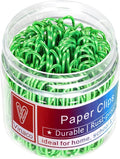 Vinaco Green Jumbo Paper Clips, 100 Pack, 2 Inch, Durable & Rust Resistant by LightingMadeSimple