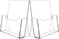 Acrylic Brochure Holder 8.5 x 11 inch 2 Pack, Literature, Desk Holder, by SUNQEBO
