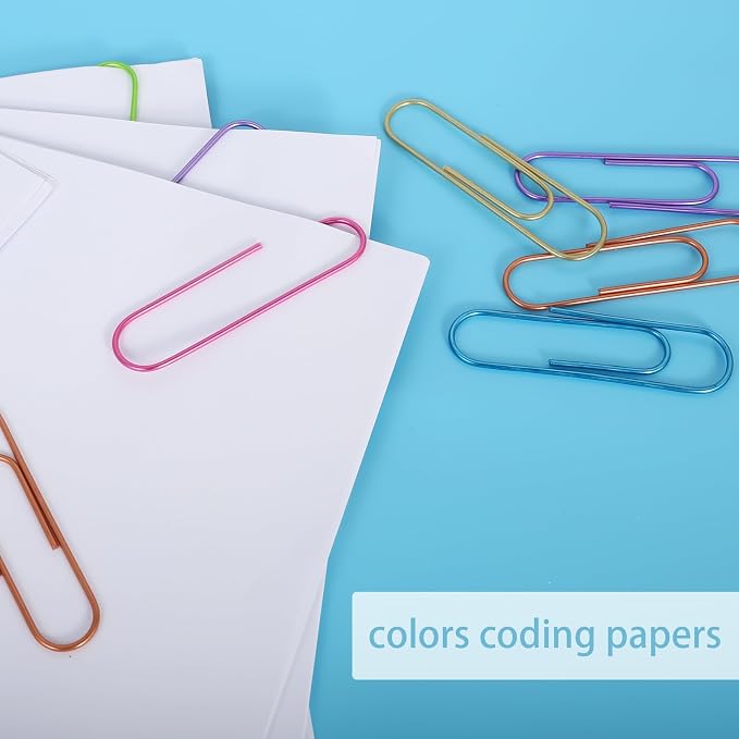 Ufmarine 42 Pcs Jumbo Paper Clips, Extra Large Pape Clips 4 inch, Giant - Image 3