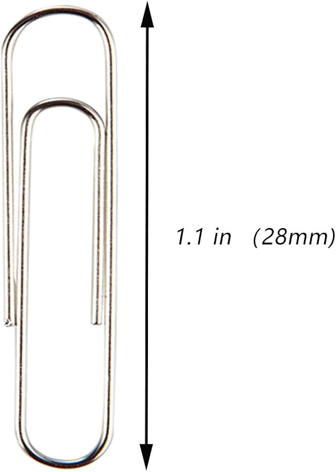 Small Paper Clips, 1.1 Inch Paper Clip - Image 2