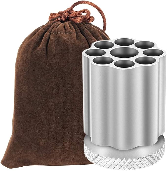 Rotating Revolver Pen Holder, Gun Cylinder Pen Holders, Favorite Pencil Holder - Image 5
